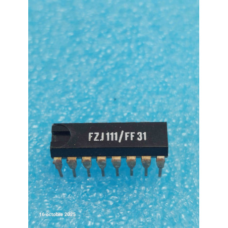 ci FZJ111 ~ ic FZJ111 Circuit Intégré dip16 New Old Stock ( TIRO 02 )