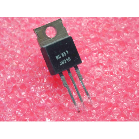 Lot de 2: transistor BD 651 ~ BD651 ~ Silicon , NPN darlington ~ Ucb 140V , Uce 120V , Ueb 5V , Ic 8A (4L7)