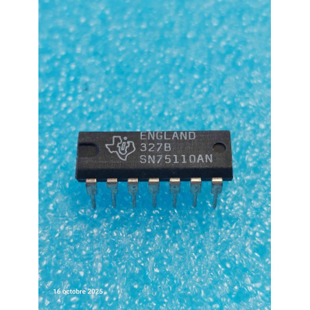 Lot de 2p ci SN75110 AN ~ ic SN 75110 AN   dip 14 de TEXAS NOS  ( CELAR 57B )