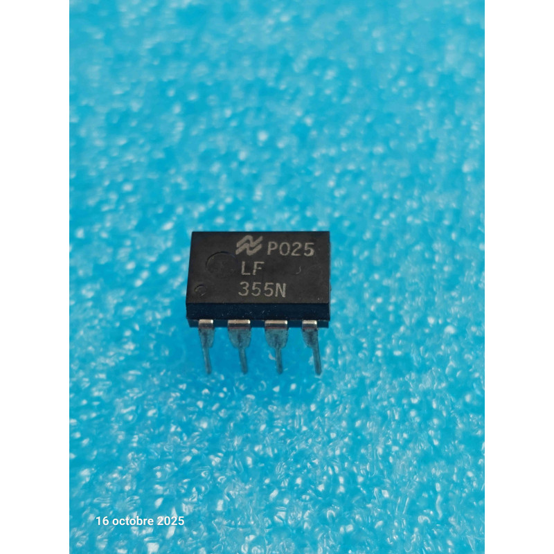 Lot de 2p ci LF355N ~ ic LF355 dip 8 de chez NS  ic NOS ( CELAR 57C )