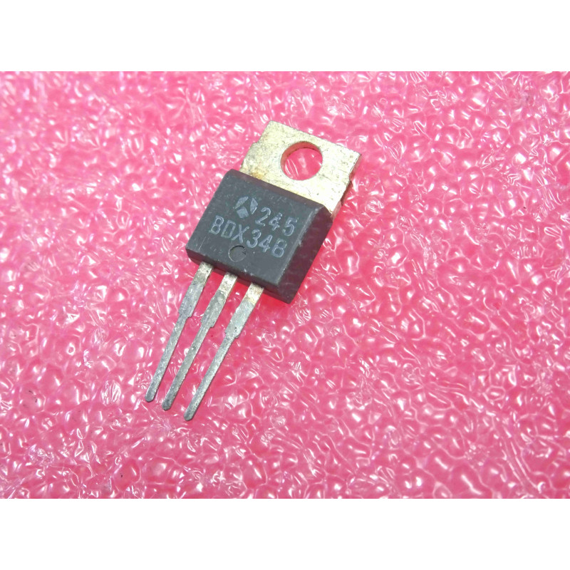 Lot de 2:transistor BDX 34 B ~ BDX34B ~ Si, PNP darlington (complement NPN BDX33B) Ucb 80V, Uce 80V, Ic 10A,70W thomson(tiro24)