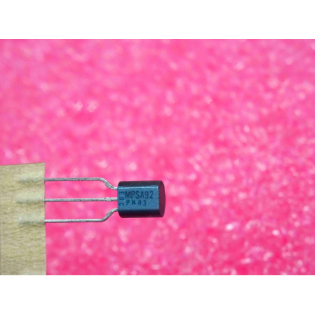 Lot de 10: transistor MPSA 92 ~ MPSA92 ~ Silicon, PNP (complement NPN MPSA42) Ucb -300V,Uce -300V,Ueb -5V,Ic -100mA,625mW (5N1)