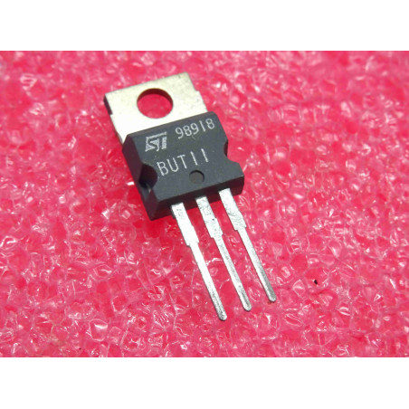 Lot de 2: transistor BUT 11 ~ BUT11 ~ Silicon , NPN ~ Uce 400V , Ic 5A , 100W ~ ST (tiro24)
