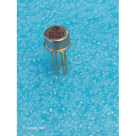 ci 72741L ~ ic SN72741L  ( LM741 UA741) ampli op boîtier GOLD TO99 ( CELAR 57D )