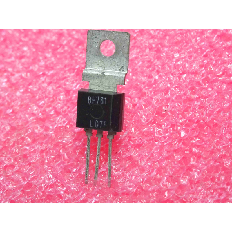 Lot de 2: transistor BF 761 ~ BF761 ~ Silicon , PNP ~ Ucb 300V , Uce 300V , Ueb 5V , Ic 500mA (tiro25)