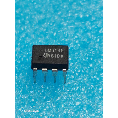 ci LM318P ~ ic LM318 P (  LM318N )  Ampli op dip8  ( CELAR 57D )
