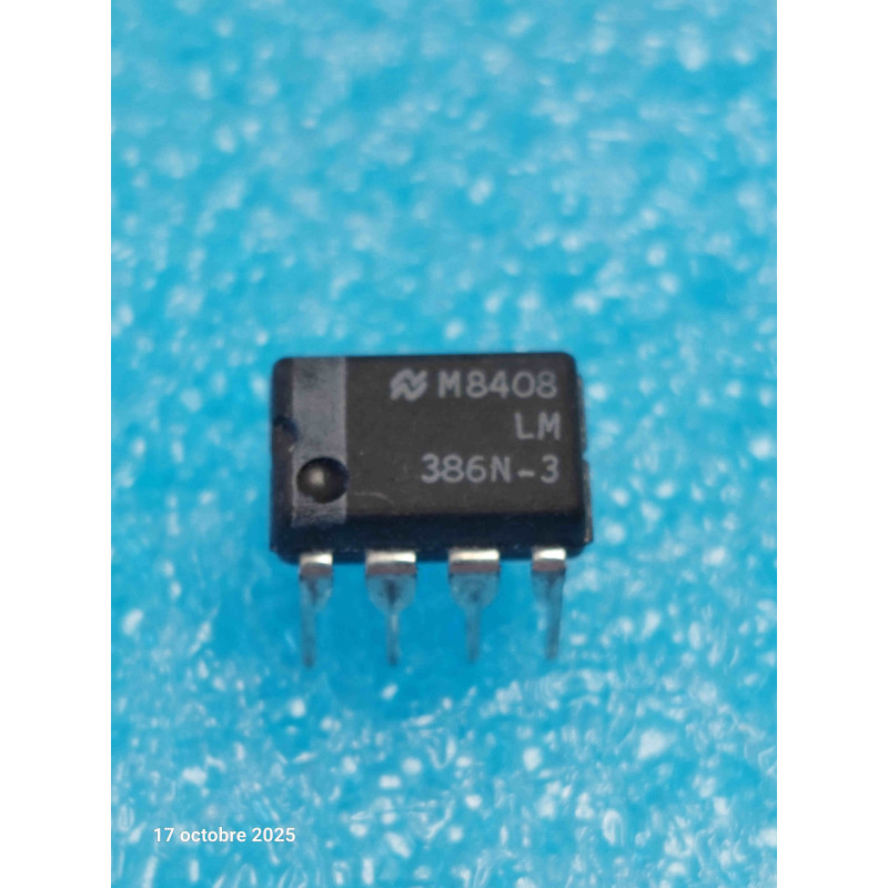 ci LM386N-3 ~ ic LM386 N-3   ci New Old Stock   dip8  ( CELAR 57D )