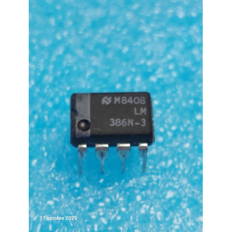 ci LM386N-3 ~ ic LM386 N-3   ci New Old Stock   dip8  ( CELAR 57D )