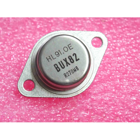 transistor BUX 82 ~ BUX82 ~ Silicon , NPN ~ Uce 400V , Ube 10V , Ic 6A , 75W (5A3)