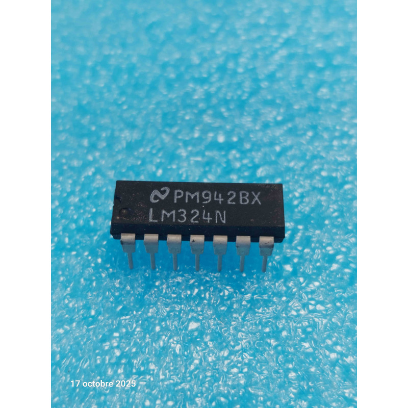 Lot x2 ci LM324 N ~ic LM324N quad low power operational amplifier ( CELAR 57E )