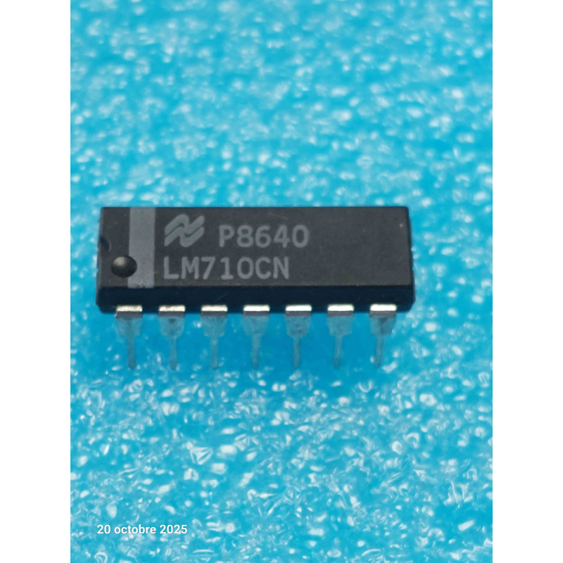 ci LM710CN ~ ic LM710 CN  Integrated Circuit  NOS boîtier dip14 ( CELAR 58A )