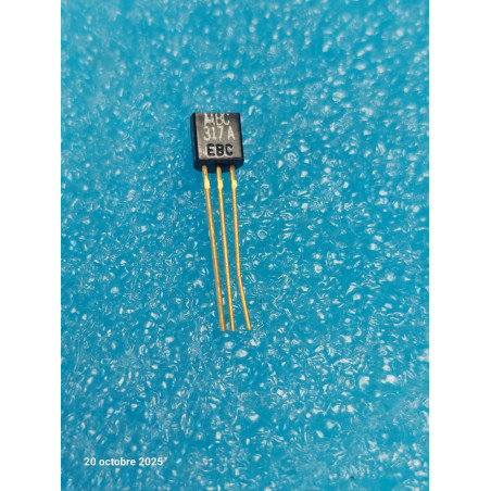 Lot de 5 Transistors BC317A Pattes Dorées New Old Stock Motorola  ( CELAR51E )