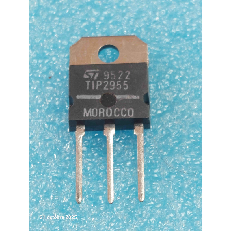 Lot x2 : Transistor TIP2955  ~  TIP 2955  Transistor PNP  NOS ST   ( CELAR52A )