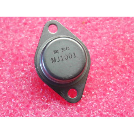 transistor MJ 1001 ~ MJ1001 ~ Silicon , NPN darlington ~ Uce 80V , Ucb 80V , Ueb 5V , Ic 10A , 90W ~ SGS Ates (tiro 25)