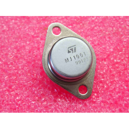 transistor MJ 1001 ~ MJ1001 ~ Silicon , NPN darlington ~ Uce 80V , Ucb 80V , Ueb 5V , Ic 10A , 90W ~ ST (tiro 25)