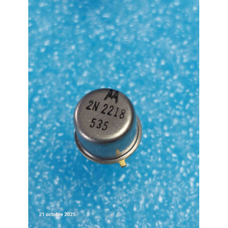 Lot x3 : Transistor 2N2218 ~ Transistor  MOTOROLA  Gold Pins ( CELAR 52C )