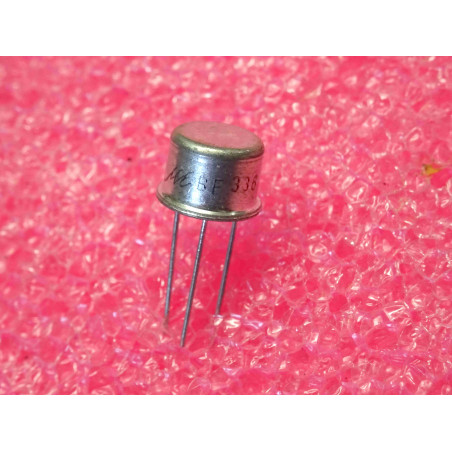 Lot de 2: transistor BF 336 ~ BF336 ~ NPN, video transistor ~ Uce 180V,Ucb 185V,Ueb 5V,Ic 30mA ~ Micro Electronics Ltd (tiro25)