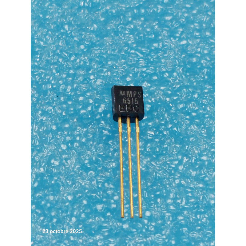 Lot de 5: Transistor MPS6515  Motorola Gold Pins    New Old Stock ( CELAR 53A )