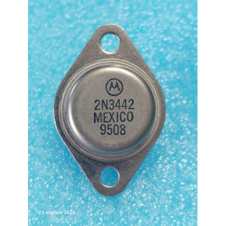 Transistor 2N3442  ~  NPN TO3   Divers Fabricant   New Old Stock  ( CELAR 53B )