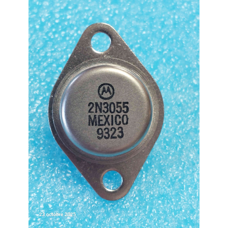 Transistor 2N3055 ~ NPN TO3 De chez MOTOROLA  New Old Stock ( CELAR 53C )