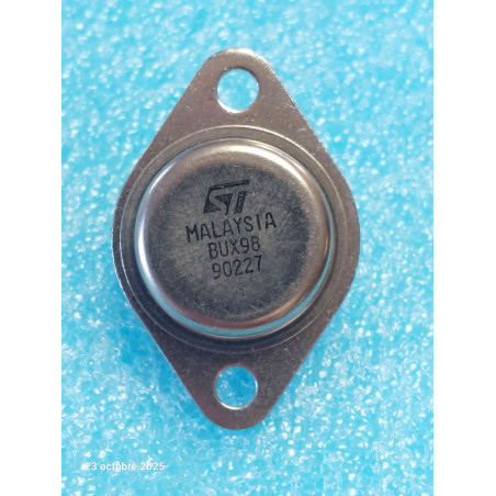 Transistor BUX98 ~ NPN TO3 De chez ST  New Old Stock ( CELAR 53C )