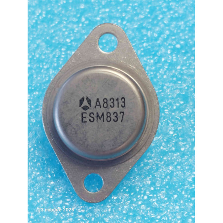 Transistor ESM837 ~ NPN TO3 De chez THOMSON   New Old Stock ( CELAR 53C )