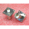 Lot x5 Embase Coaxial BNC Femelle sur Platine Carrée (4E4)