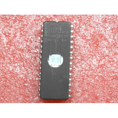 ci D 27256 ~ ic D27256 ~ 256KB (32,768x8) UV-EPROM 250ns ~ DIL28 , intel (PLA002)