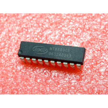 ci MT 8889 CE ~ ic MT8889CE ~ integrated DTMF transceiver with adaptive micro interface ~ 20-pin DIP , Zarlink (PLA003)