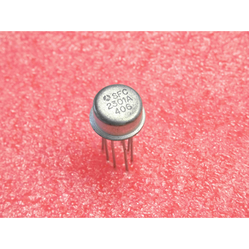ci SFC 2301 A ~ ic SFC2301A ~ operational amplifier ~ metal Can TO-99, 8-Pin