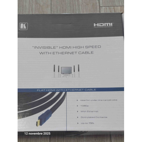 Kramer Electronics C-HM/HM/FLAT ETH-35 câble HDMI 10.6 m HDMI Type A Contact Doré 97-01014035 ( M2 )