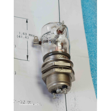 KILOVAC K60C831 SPDT HIGH VOLTAGE VACUUM RELAY 15KV 50A 26.5VDC COIL FSCM18741