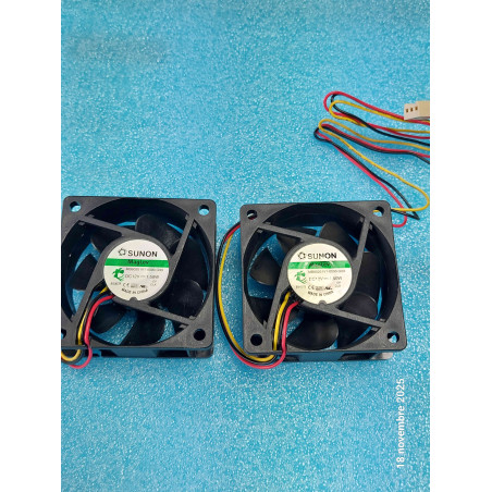 Lot de 2 Ventilateurs Occasion Sunon Maglev MB60251V1-0000-G99 DC 12V 1.5W ( N9A )