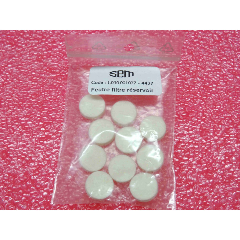 Lot de 10: feutre filtre réservoir SEM 1030001027 1.030.001027 - 4437 (0Y1)