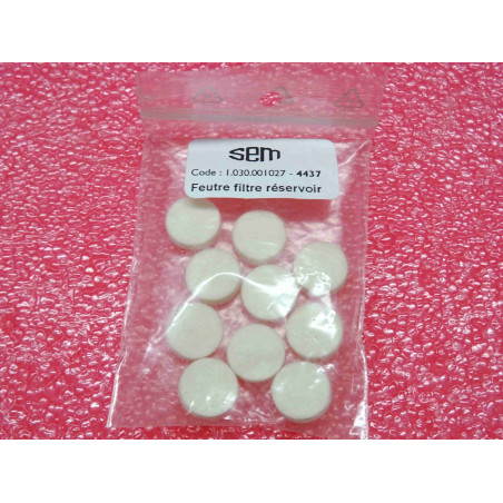 Lot de 10: feutre filtre réservoir SEM 1030001027 1.030.001027 - 4437 (0Y1)