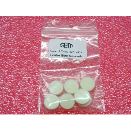 Lot de 7: feutre filtre réservoir SEM 1030001027 1.030.001027 - 4437 (0Y1)