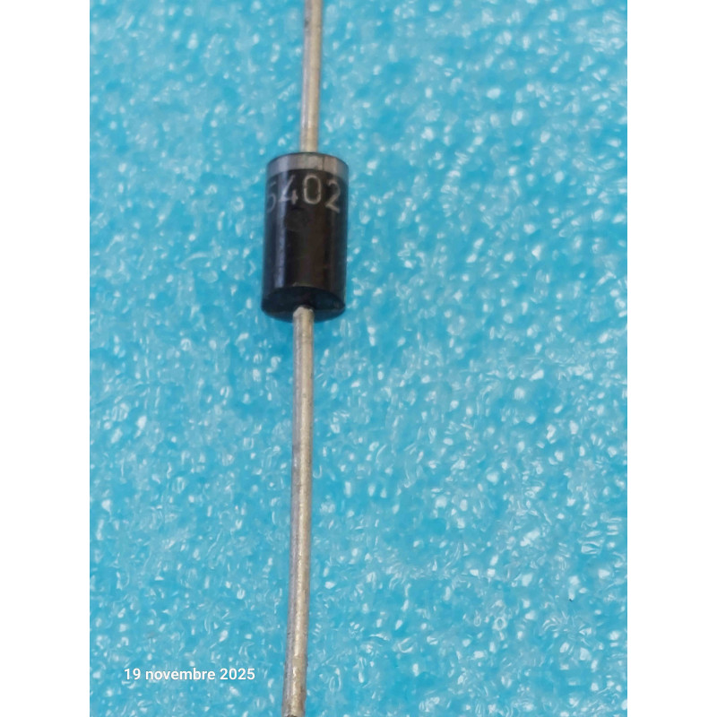 Lot de 10p Diode 1N5402 3A 200V