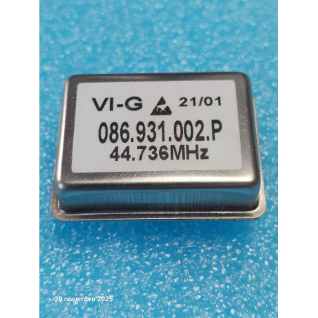 Oscillateur à Quartz 44.736MHz KVG VI-G 086.931.002P 5 Pins 086931002P  ( 2X1 )