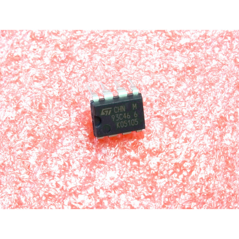 ci ST 93C46 ~ ic ST93C46 ~ 1k serial EEPROM ~ DIP-8 ~ NOS (CI10)