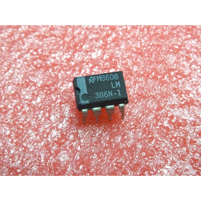 ci LM386N-1 ~ ic LM386 N-1   ci New Old Stock   dip8  ( CELAR 57D )