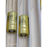 Lot de 3p Condensateur Chimique Sic-Safco Relsic CO33 Axial 22UF 22MF 22µF 250V 16x29mm