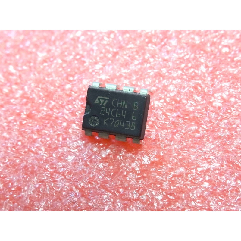 ci 24C64 -6 ~ ic 24C64-6 ~ 64Kbit (8192 x 8-bit) serial I²C bus EEPROM ~ DIP8 , ST