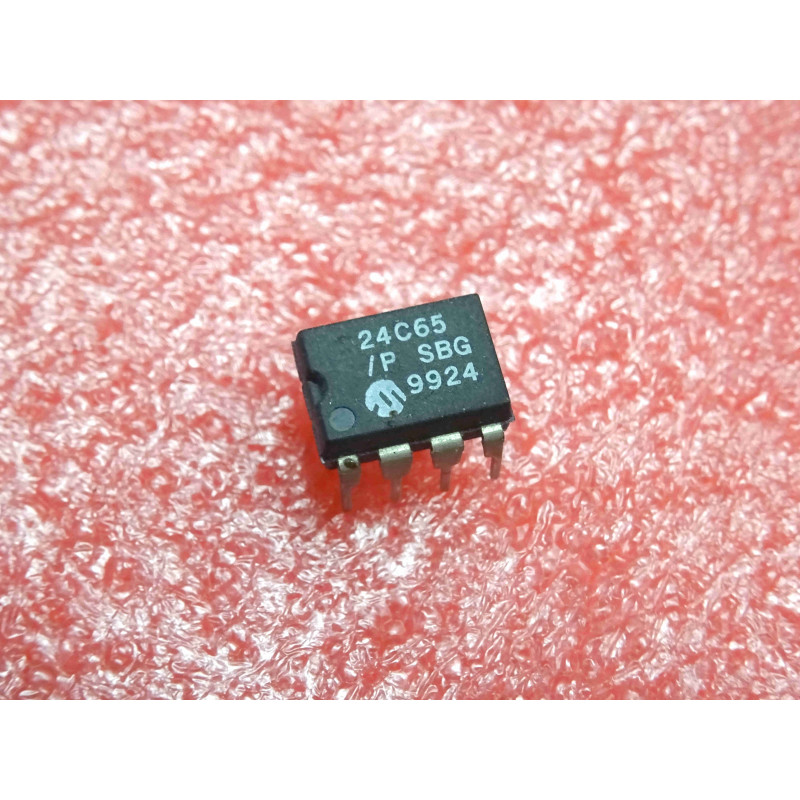 ci 24C65 / P ~ ic 24C65/P ~ 64K I²C 4.5V serial EEPROM 400kHz ~ DIP8 microchip