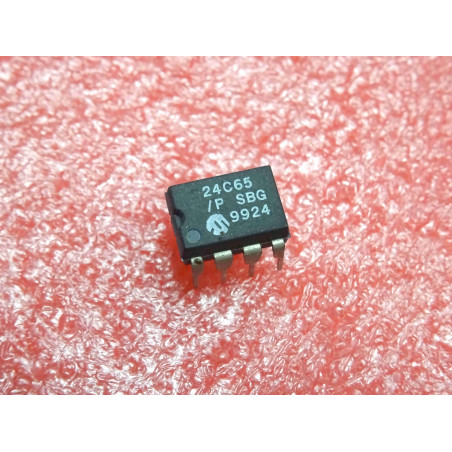 ci 24C65 / P ~ ic 24C65/P ~ 64K I²C 4.5V serial EEPROM 400kHz ~ DIP8 microchip