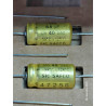 Lot de 3p Condensateur Sic-Safco PRORELSIC125 Axial 68UF 68MF 68µF 40V  125°c 10x19.5mm (Q3)