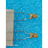 Lot de 25 : Condensateur Tantale 1µF 1MF 35V ~ entraxe 5.08mm