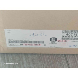 Boîte de 200p Condensateur snap-in 1500µF 1500MF 1500uF 100v 105°C Nippon Chemicon 20% 25.4x40