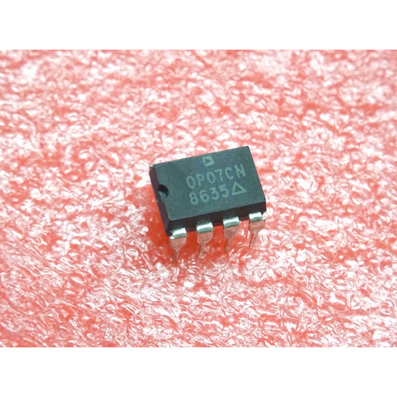 ci OP 07 CN ~ ic OP07CN ~ 150µV maximum offset voltage operational amplifier ~ DIP8 , analog devices (PLA016)