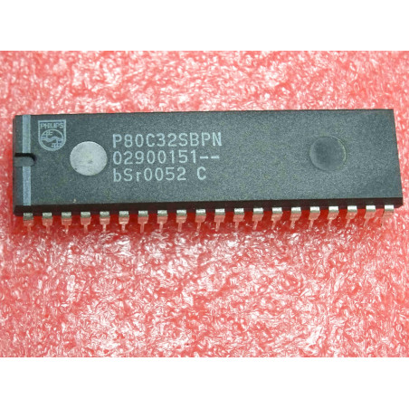 ci P 80C32 SBPN ~ ic P80C32SBPN ~ 80C51 8-bit µcontroller family,256bytes RAM(expandable to 64K bytes), ROMless,33 MHz (PLA016)