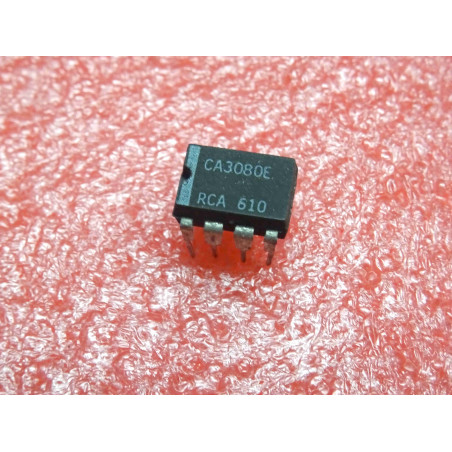 ci CA 3080 E ~ ic CA3080E ~ 2MHz, operational transconductance amplifier (OTA) DIP8 , RCA (PLA016)